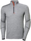 Helly Hansen Ondershirts Lifa Merino 75107 Vochtafvoerend grijsmelee(930)